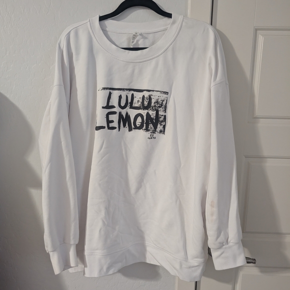 lululemon athletica Tops - Lululemon White Sweatshirt
